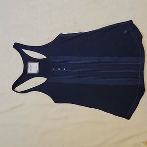 Abercrombie & Fitch Navy Babydoll Tank Top Size Small